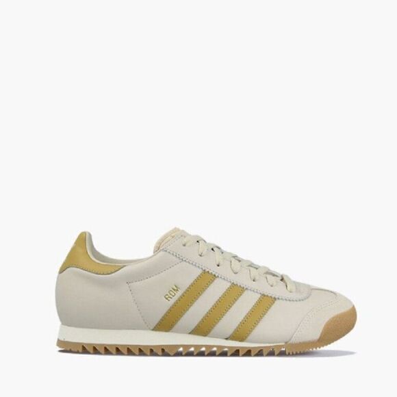 Vintage 1970s Adidas Rom in the Tan Leather Light Brown stripes 7 mens 8 wmns main image 4